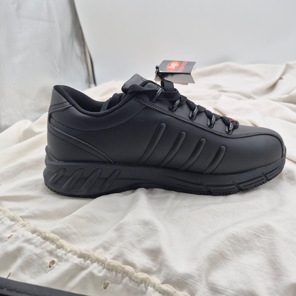 NEW Lugz Grappl Slip-Resistant Walking Work Shoe Sneaker Black Men's size 8.5